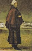 Vincent Van Gogh Fisherman's wife on the beach USA oil painting artist